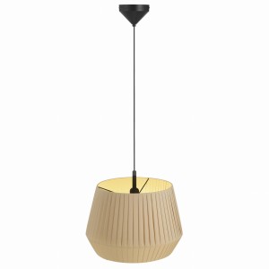 Lampa wisząca DICTE Nordlux 60W E27 Beżowy Tkanina/Metal wisząca abażur.