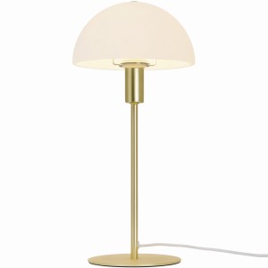 Lampa stołowa ELLEN Nordlux 40W E14 Złoty Metal/Szkło.
