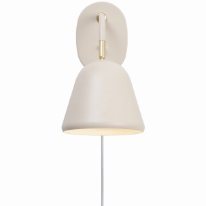 Lampa ścienna FLEUR Nordlux 15W E14 Beżowy Metal.