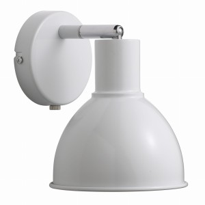 Lampa ścienna POP Nordlux 60W E27 biały metal.
