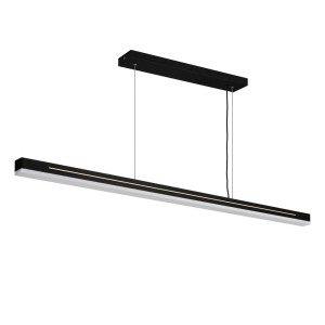 Lampa Wisząca Nordlux LED Aluminium Czarny, nowoczesny design liniowy.