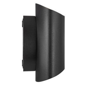 Czarna Lampa Ścienna Nordlux LED Aluminium.