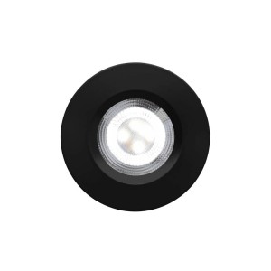 Lampa Sufitowa Spot Nordlux LED Plastik Czarny widok z przodu.