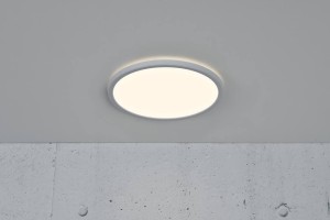 Lampa Sufitowa Nordlux LED Plastik Biały zamontowana na suficie.