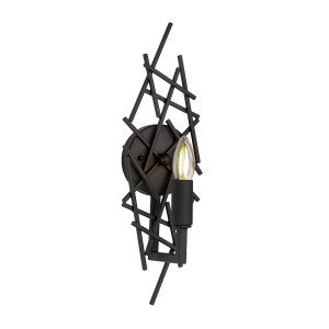Lampa ścienna kinkiet Taiko TAIKO1 Elstead Lighting 1xE14 60 W Stal Stary brąz