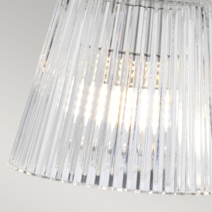Lampa ścienna kinkiet Addison Elstead Lighting 4xG9 3W LED Stal, Szkło żebrowane Polerowany chrom.