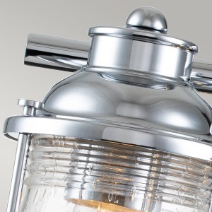 Ścienna lampa kinkiet Ashland Bay Elstead Lighting z polerowanego chromu.