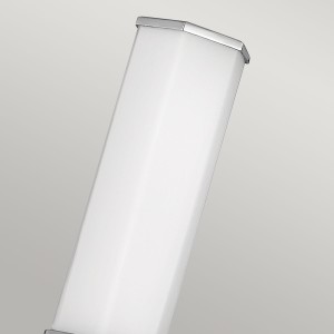Lampa ścienna kinkiet Facet Elstead Lighting LED 12W, stal, szkło opalowe, chrom.