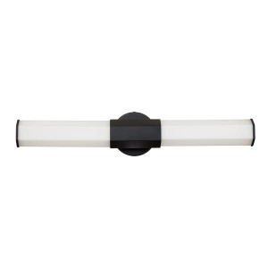 Lampa ścienna kinkiet Facet Elstead Lighting 2xWbudowany LED 12W Stal, Matowa czerń