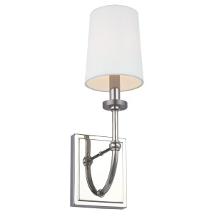 Lampa ścienna kinkiet Felixstowe Elstead Lighting 1xG9 3W LED Stal, Pergamin Polerowany chrom.