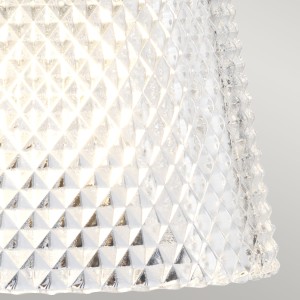Lampa ścienna kinkiet Hudson Elstead Lighting 1xG9 3W LED Stal, Szkło cięte Polerowany chrom.