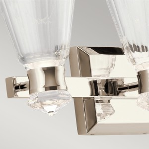 Lampa ścienna kinkiet Kayva Elstead Lighting polerowany nikiel 1xLED.
