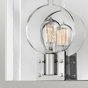 Lampa ścienna kinkiet Ludlow Elstead Lighting 1xE27 60W Stal, Akryl Polerowany nikiel.