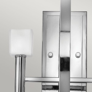 Lampa ścienna kinkiet Mondo Elstead Lighting 2xG9 3W LED Stal, Szkło matowe Polerowany chrom