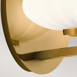 Lampa ścienna kinkiet Pim Elstead Lighting LED stal złota.