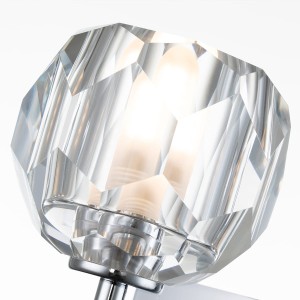 Lampa ścienna kinkiet Regalia Elstead Lighting 1xG9 LED chrom kryształ.