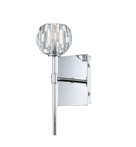 Lampa ścienna kinkiet Regalia Elstead Lighting 1xG9 3W LED Stal, Szkło kryształowe K9 Polerowany chrom