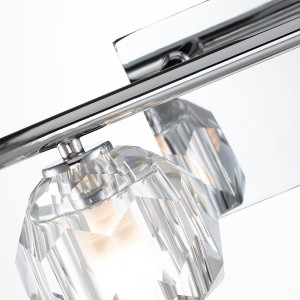 Lampa ścienna kinkiet Regalia Elstead Lighting 2xG9 3W LED Stal Szkło kryształowe K9 Polerowany chrom.