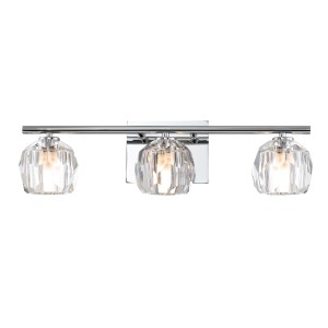 Lampa ścienna kinkiet Regalia Elstead Lighting 3xG9 3W LED Stal Szkło kryształowe K9 Polerowany chrom.