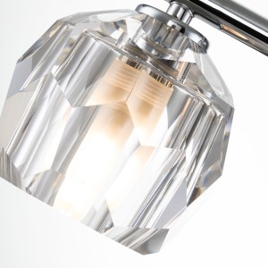 Lampa ścienna kinkiet Regalia Elstead Lighting 3xG9 3W LED z polerowanego chromu i kryształowego szkła K9.
