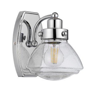 Lampa ścienna kinkiet Scholar Elstead Lighting 1xE27 60W stal szkło polerowany chrom