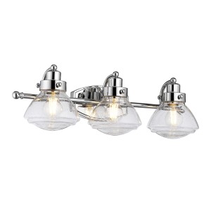 Lampa ścienna kinkiet Scholar Elstead Lighting 3xE27 60W Polerowany chrom.