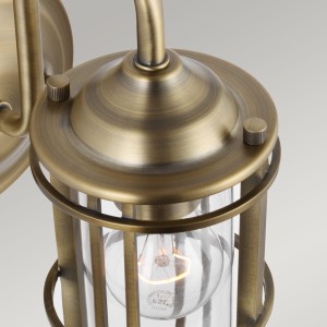 Lampa ścienna kinkiet Urban Restoration Elstead Lighting 1xE27 60W ciemny stary mosiądz.
