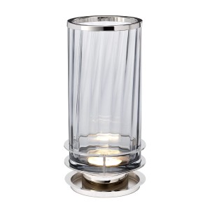 Lampa stołowa Arno Elstead Lighting 1xGX53 9W Stal, Szkło pryzmatyczne Polerowany nikiel.