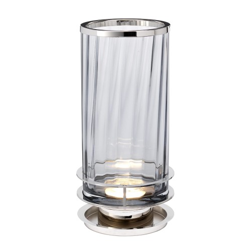Lampa stołowa Arno QN-ARNO-SMOKE-PN Quintiesse 1xGX53 9W Stal, Szkło pryzmatyczne  Polerowany nikiel