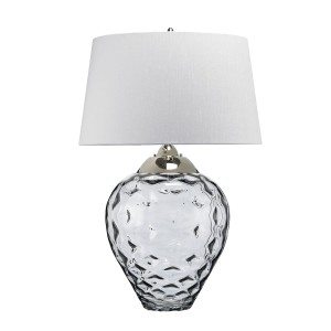 Lampa stołowa Samara Elstead Lighting 1xE27 60W w stylu polerowany nikiel.