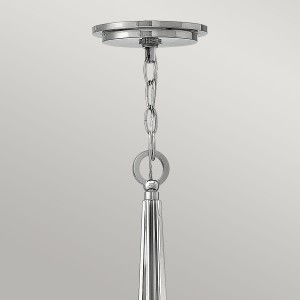 Lampa wisząca Ascher Elstead Lighting 3xE14 60W Polerowany nikiel.