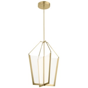 Lampa wisząca Calters QN-CALTERS-P-L-CG Quintiesse 1xWbudowany LED 72.3W Aluminium, Żelazo, Akryl Szampańskie złoto
