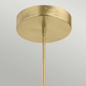 Lampa wisząca Calters Elstead Lighting LED 72.3W szampańskie złoto.