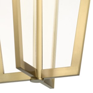 Lampa wisząca Calters Elstead Lighting LED 49W szampańskie złoto.