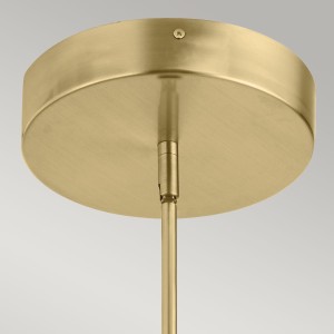 Lampa wisząca Calters Elstead Lighting 1xLED 49W szampańskie złoto.