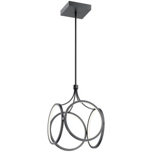 Lampa wisząca Ciri Elstead Lighting 1xWbudowany LED 45W Matowa czerń.