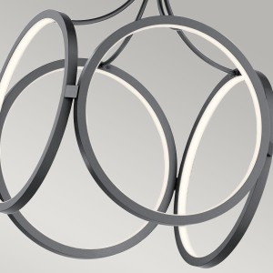 Lampa wisząca Ciri Elstead Lighting 1xWbudowany LED 45W matowa czerń