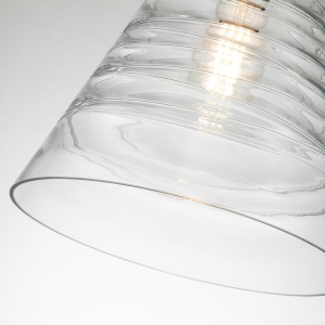 Lampa wisząca Elmore Elstead Lighting z polerowanego chromu.