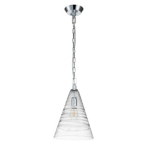 Lampa wisząca Elmore Elstead Lighting E27 60W polerowany chrom.