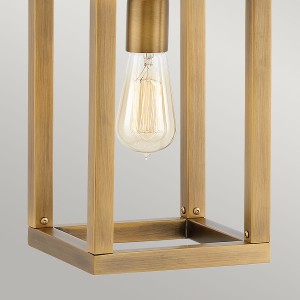 Lampa wisząca Ensemble Elstead Lighting 1xE27 60W Stal Szczotkowany brąz retro Edison.