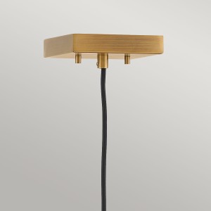 Lampa wisząca Ensemble Elstead Lighting 1xE27 60W Stal Szczotkowany brąz nowoczesny design.