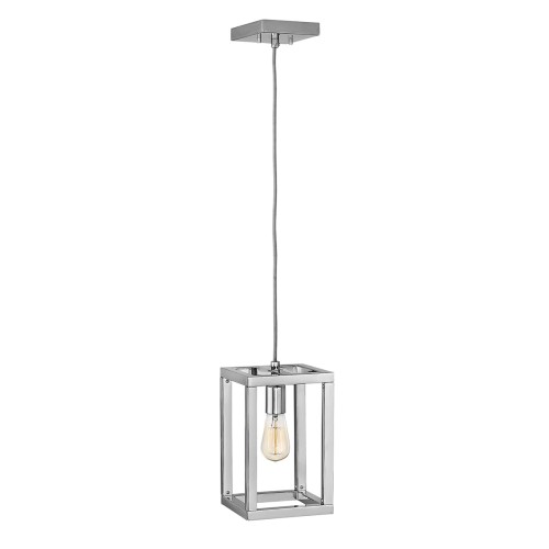 Lampa wisząca Ensemble QN-ENSEMBLE1P-PN Quintiesse 1xE27 60W Stal Polerowany nikiel