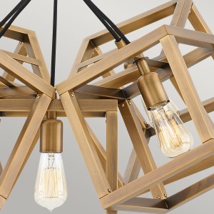 Lampa wisząca Ensemble Elstead Lighting 5xE27 60W Stal Szczotkowany brąz.