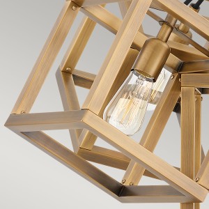Lampa wisząca Ensemble Elstead Lighting 5xE27 60W w kolorze brązu szczotkowanego.