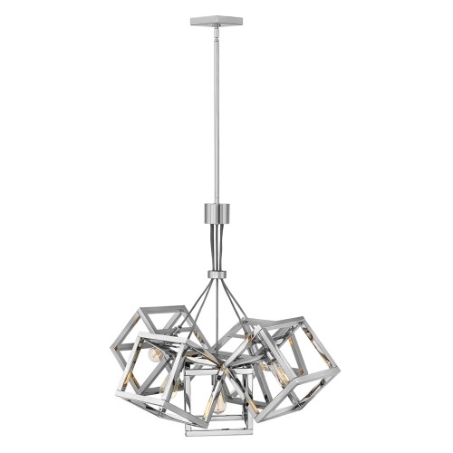 Lampa wisząca Ensemble QN-ENSEMBLE5P-PN Quintiesse 5xE27 60W Stal Polerowany nikiel