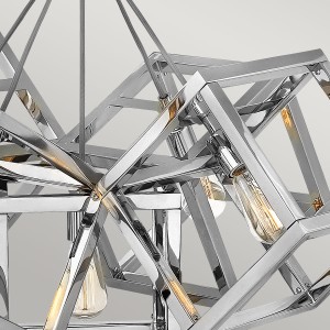 Lampa wisząca Ensemble Elstead Lighting 5xE27 60W Stal Polerowany nikiel.