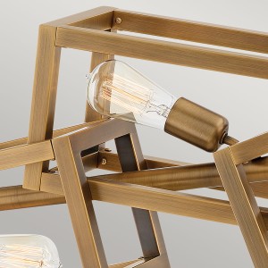 Lampa wisząca Ensemble Elstead Lighting 6xE27 60W Stal Szczotkowany brąz z bliska