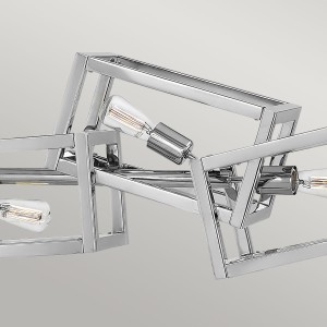 Lampa wisząca Ensemble Elstead Lighting 6xE27 60W Stal Polerowany nikiel.