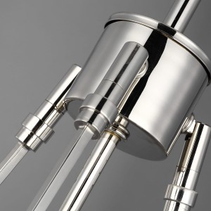 Lampa wisząca Harper Elstead Lighting 1xE14 60W stal polerowany nikiel.