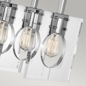 Lampa wisząca Ludlow Elstead Lighting 8xE27 60W Stal, Akryl Polerowany nikiel.